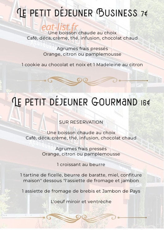L'Aléa Table — carte page 5