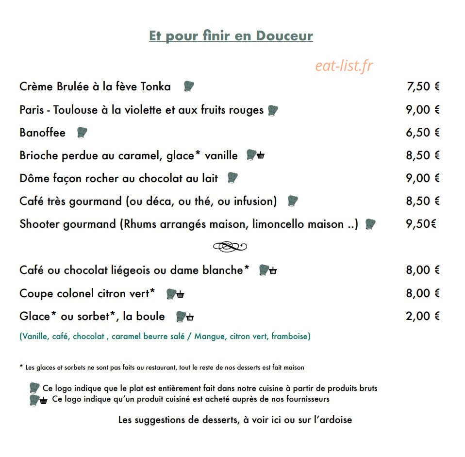 Le Grand Méchant Goût — carte page 4