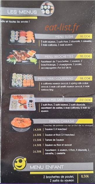 Sake Sushi — carte page 4