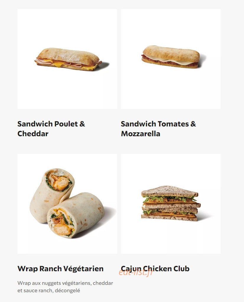 Starbucks Coffee — carte page 8