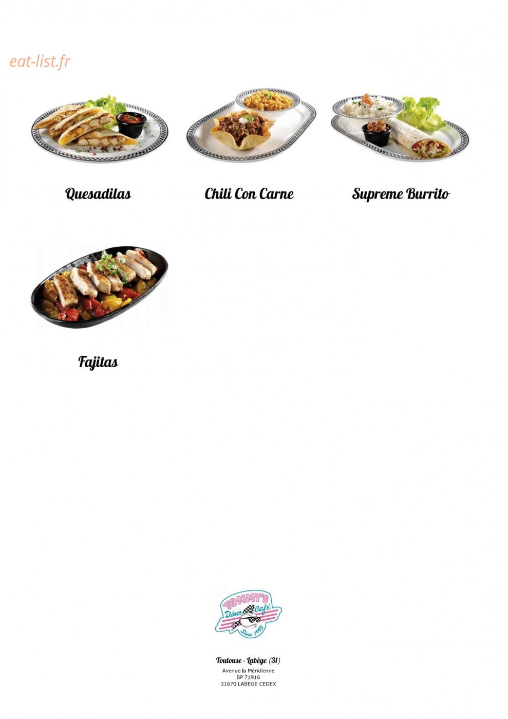 Tommy' s — carte page 5