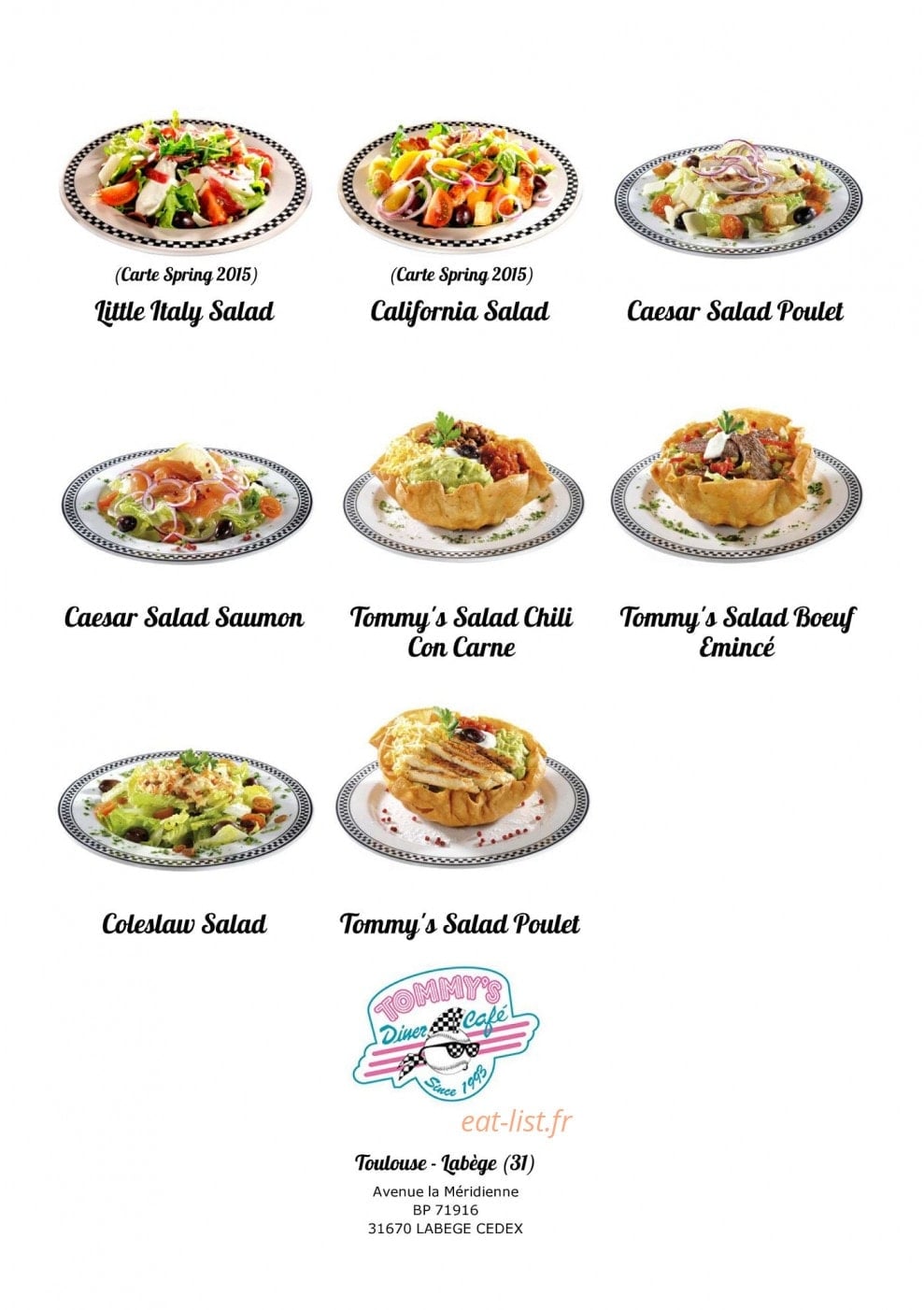 Tommy' s — carte page 1