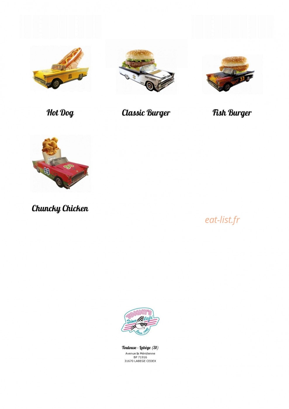 Tommy' s — carte page 7