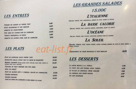 Le garossos — carte page 1