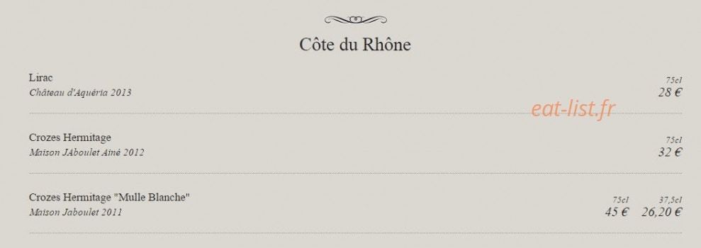 Autan des saveurs — carte page 19