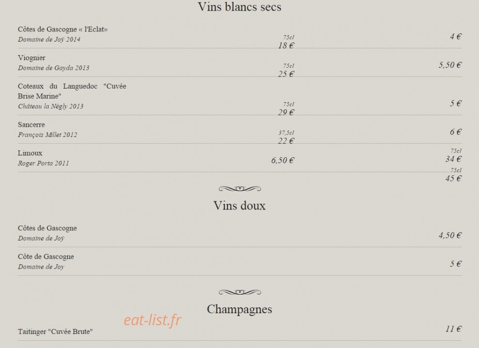 Autan des saveurs — carte page 23