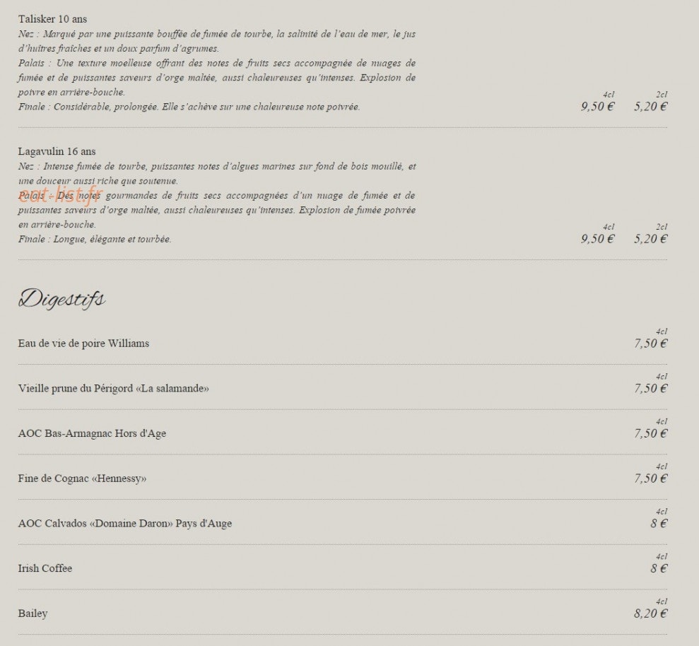 Autan des saveurs — carte page 25