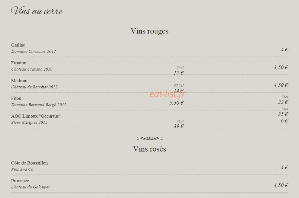 Autan des saveurs — carte page 22