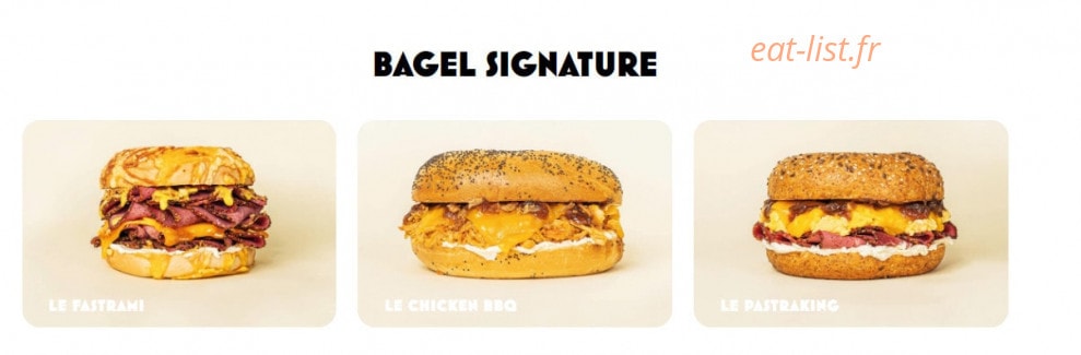 Bagel Corner — carte page 2