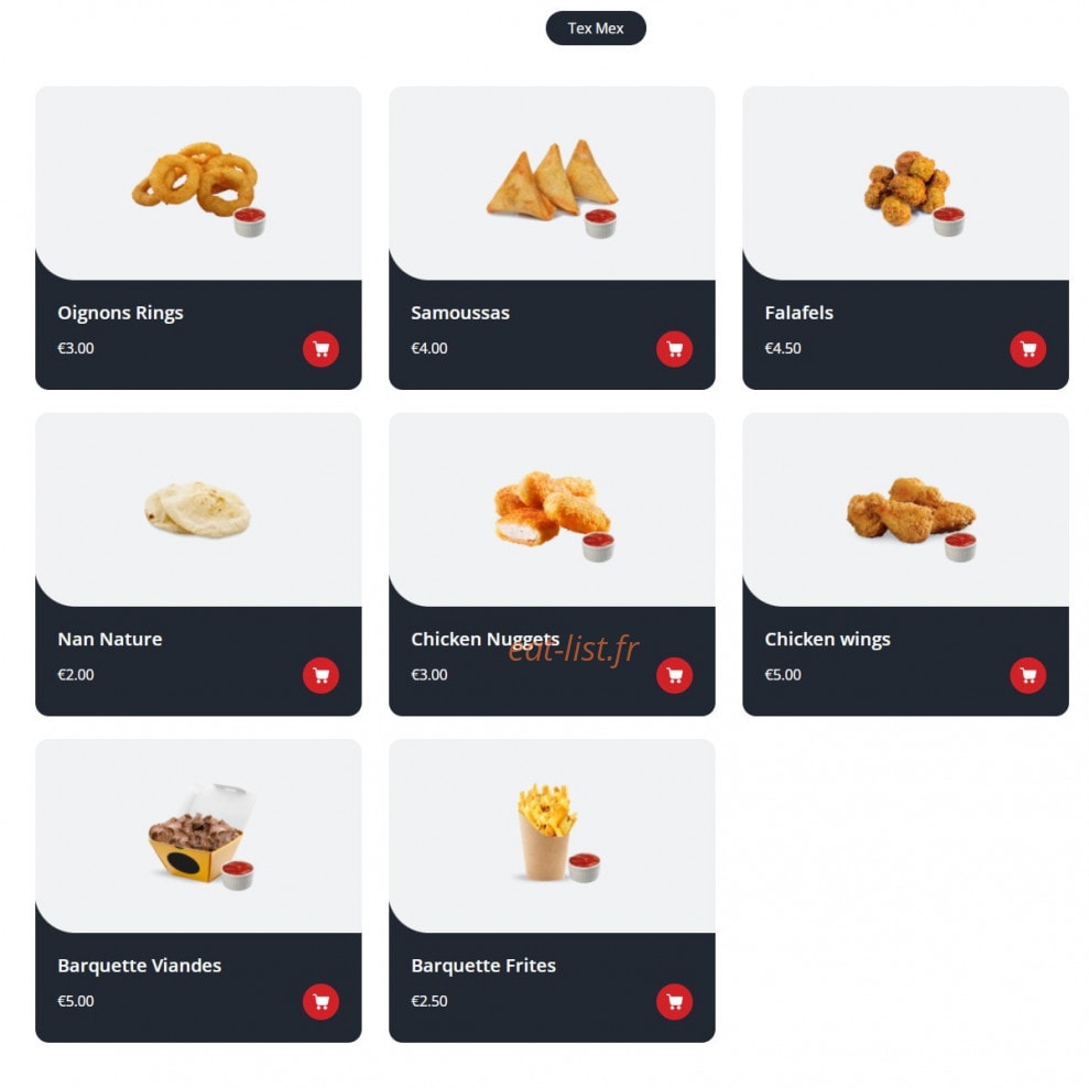 Bombay Tacos — carte page 5