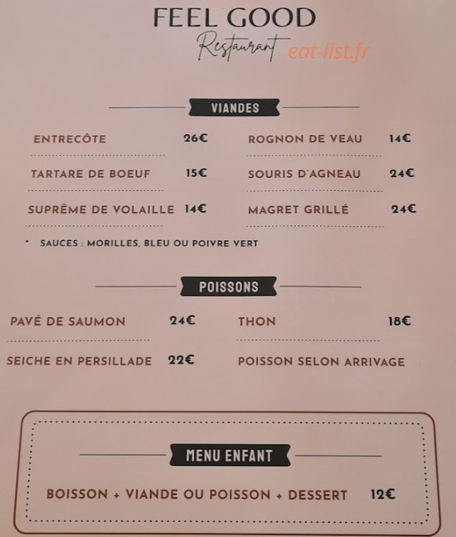 Feel good — carte page 2