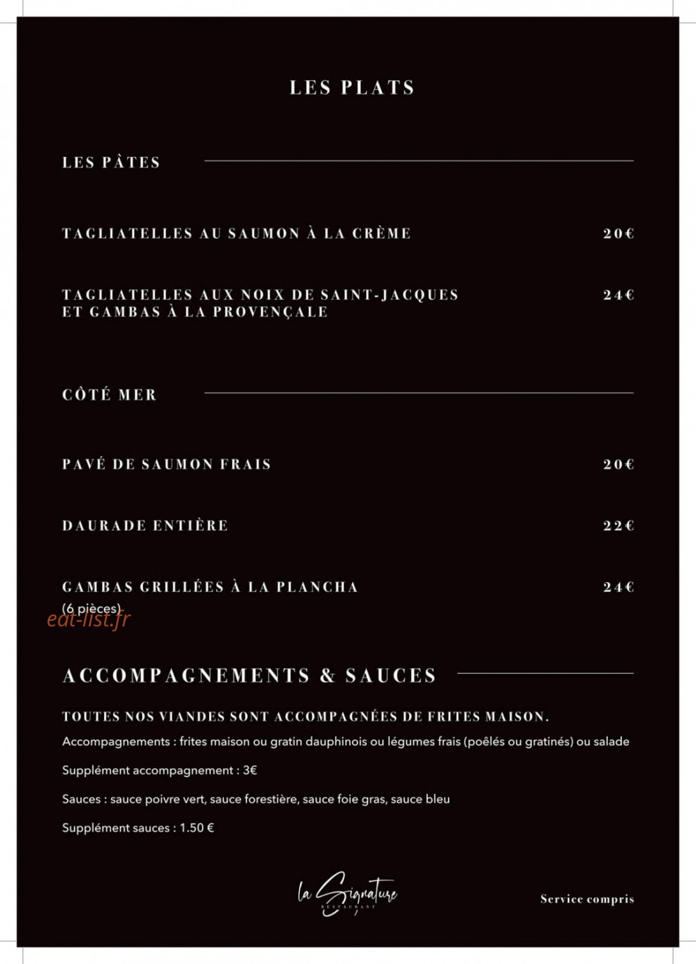 La Signature — carte page 4