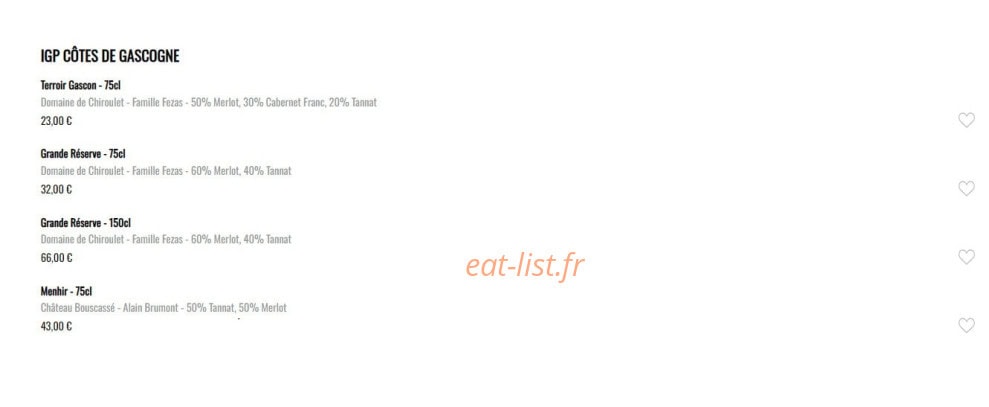 Le J'Go — carte page 23