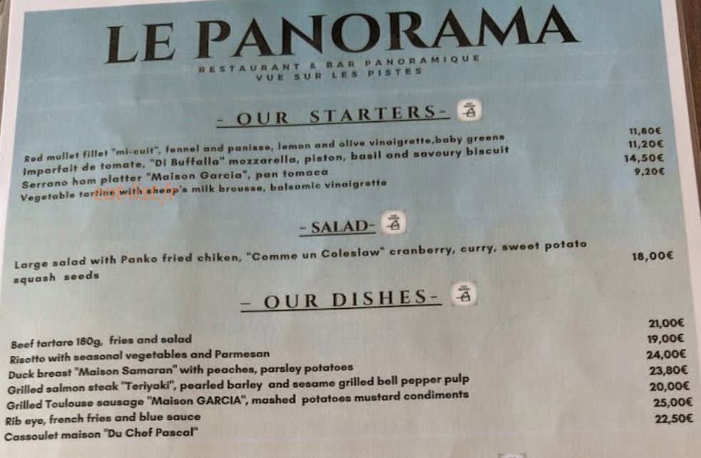 Le Panorama — carte page 1