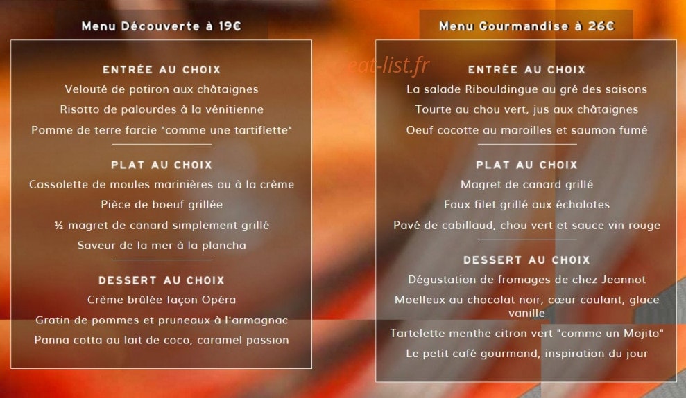 Le Ribouldingue — carte page 2