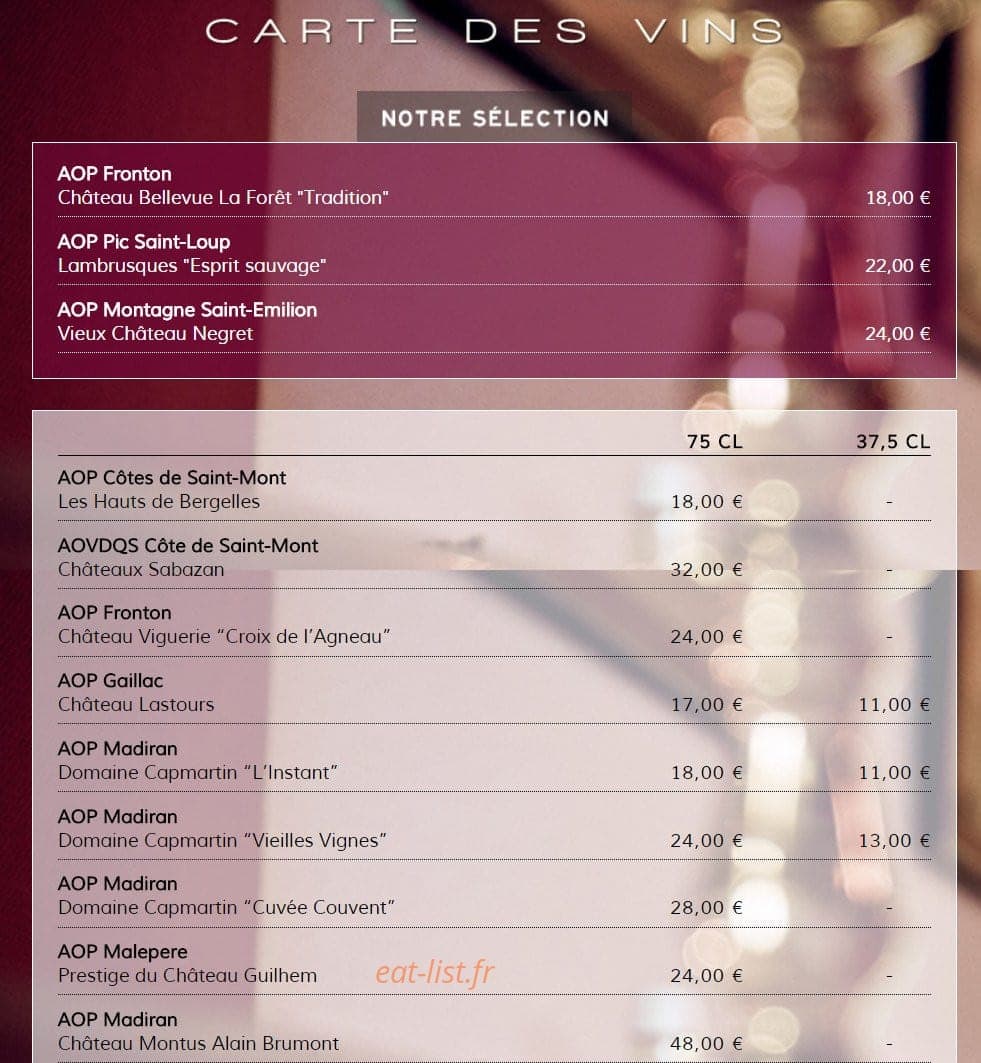 Le Ribouldingue — carte page 6