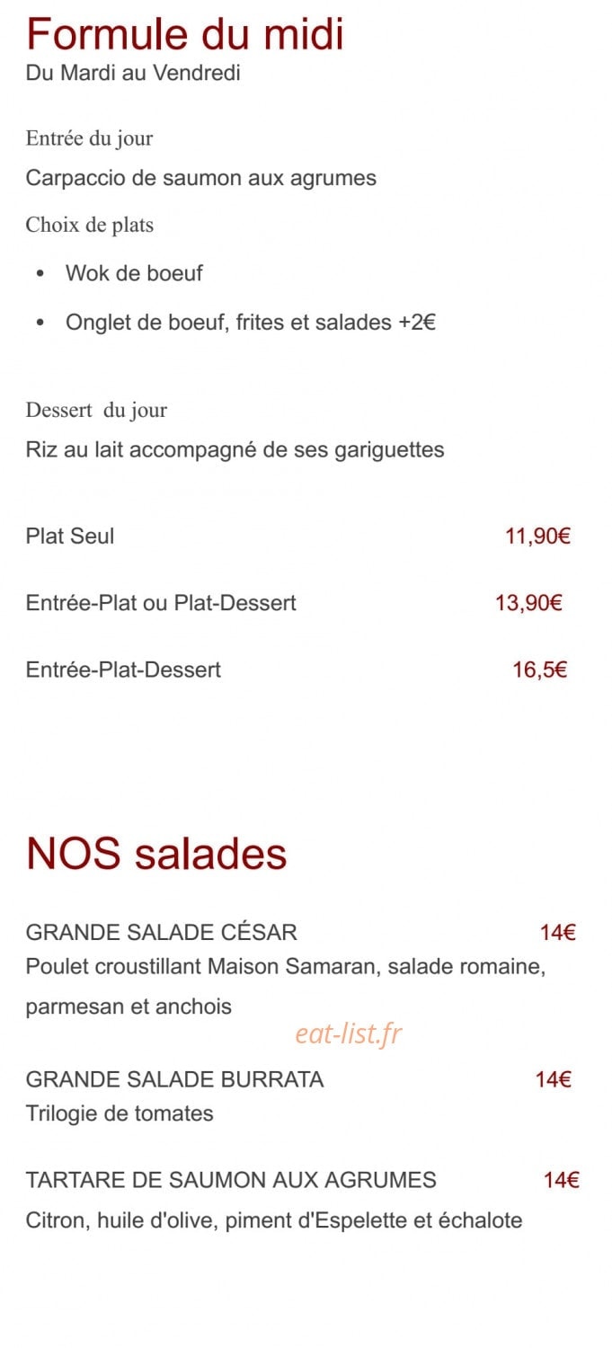 Le toucan — carte page 1