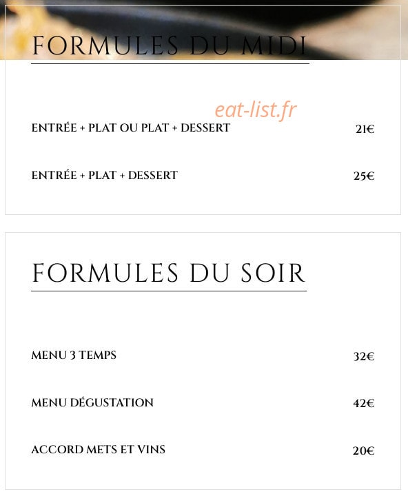Mon Bistrot Chic — carte page 2
