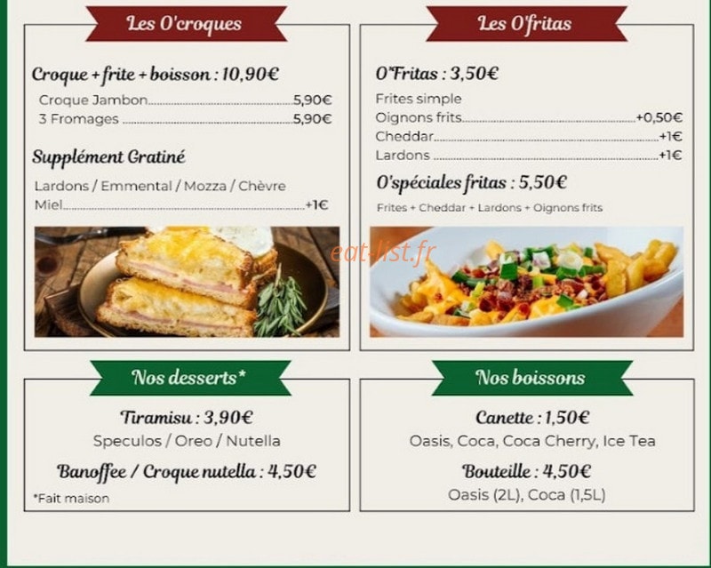 O'Feno  Gusto — carte page 2