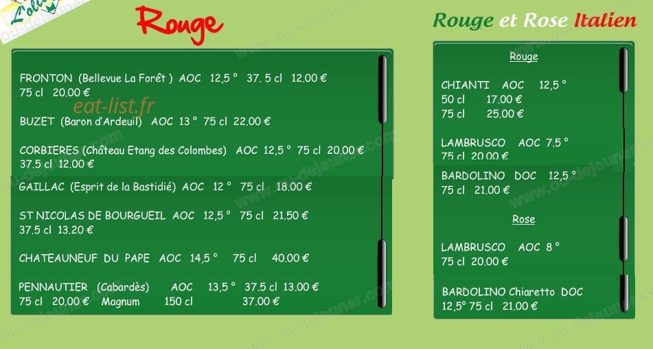 Olivade — carte page 5