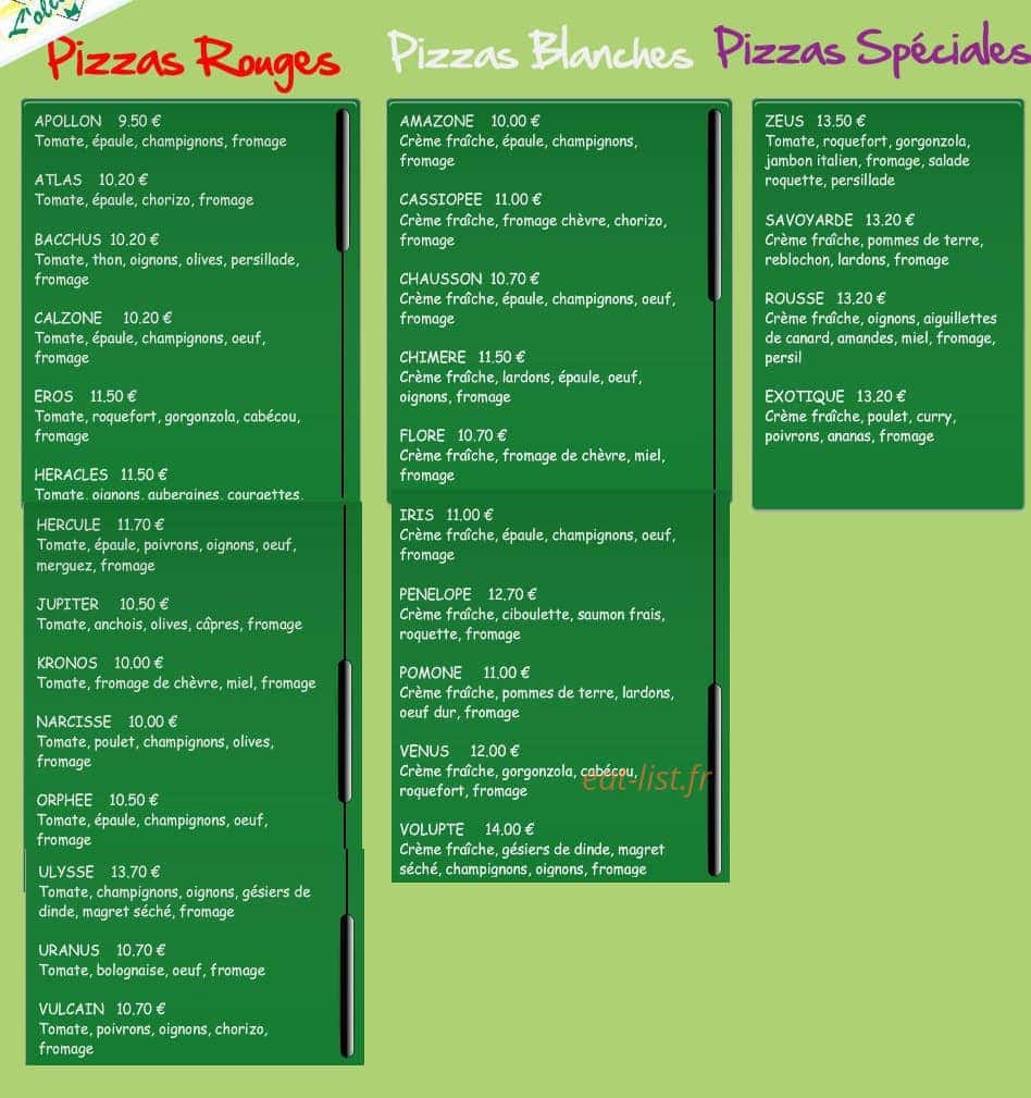 Olivade — carte page 4