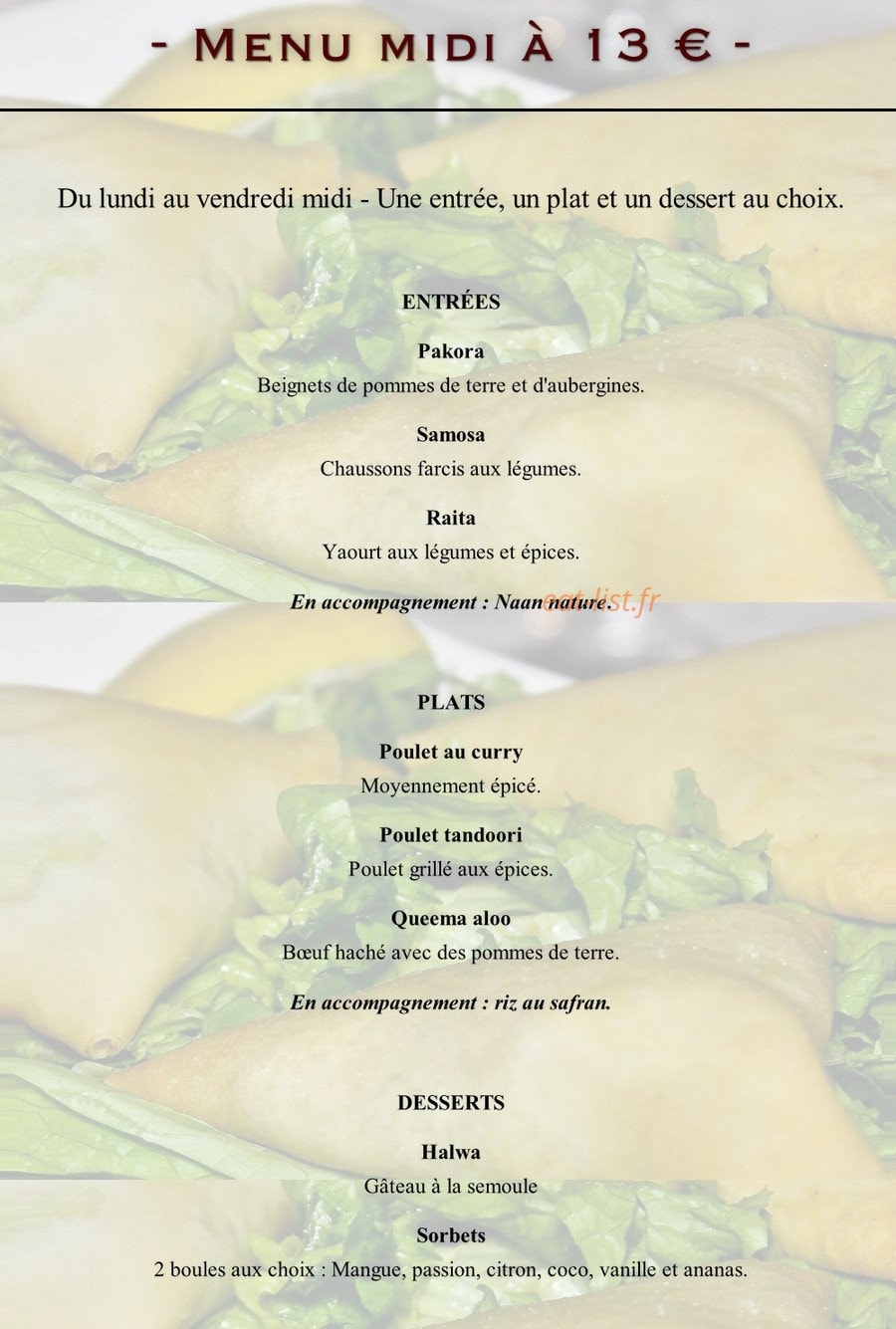 Rajpoot — carte page 7