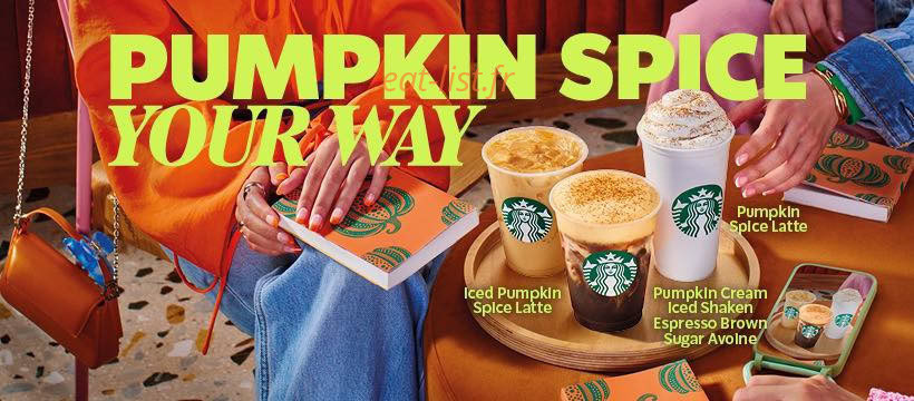 Starbucks — carte page 1