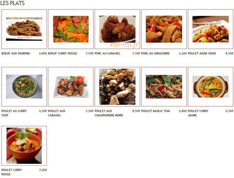 Sushi relais — carte page 8