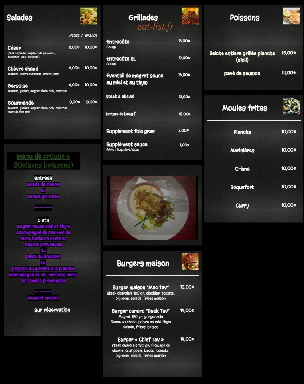 Taverne Heidelberg — carte page 2
