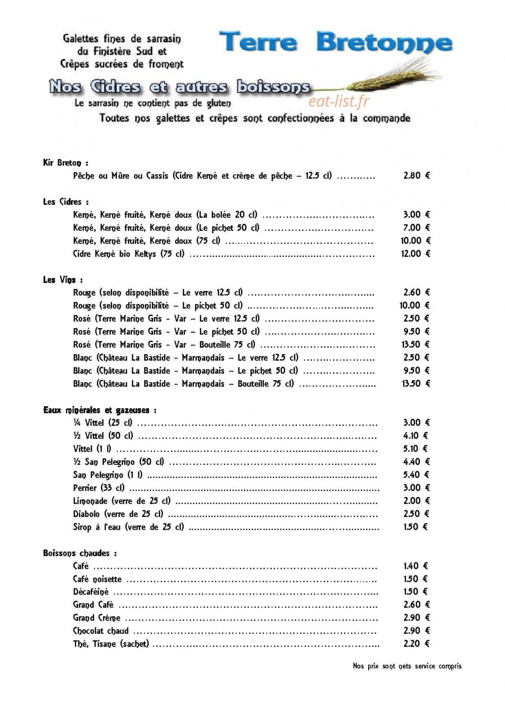 Terre Bretonne — carte page 8
