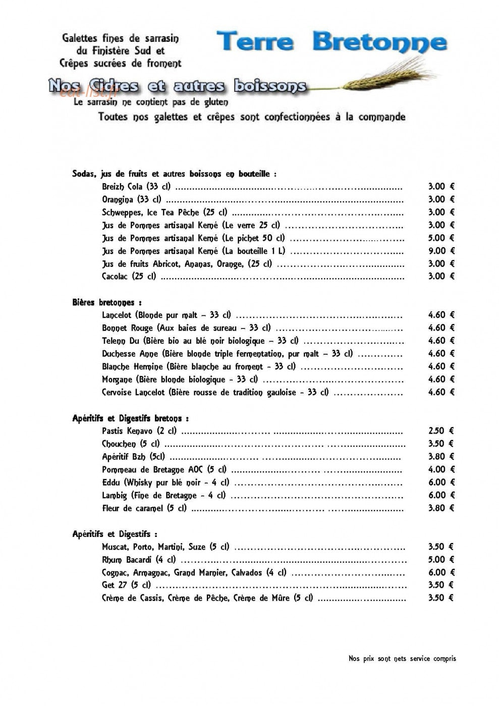 Terre Bretonne — carte page 9