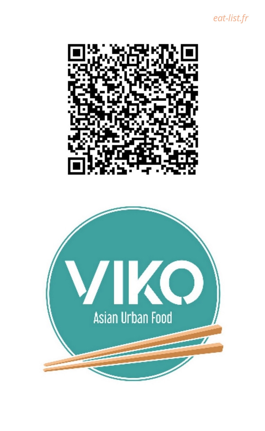 Carte et menu Viko Asian Urban Food Blagnac