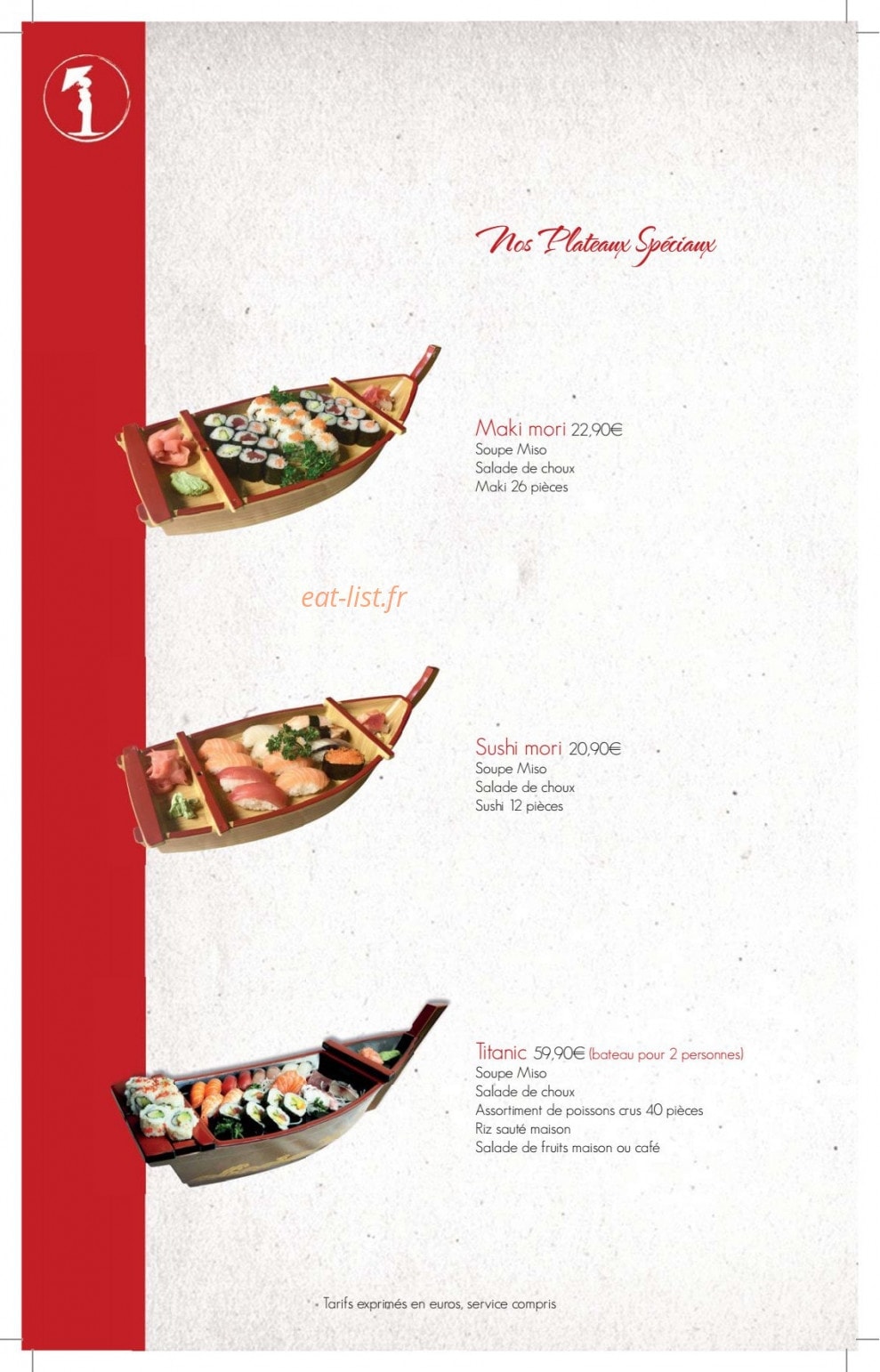 Kabuki Sushi — carte page 6