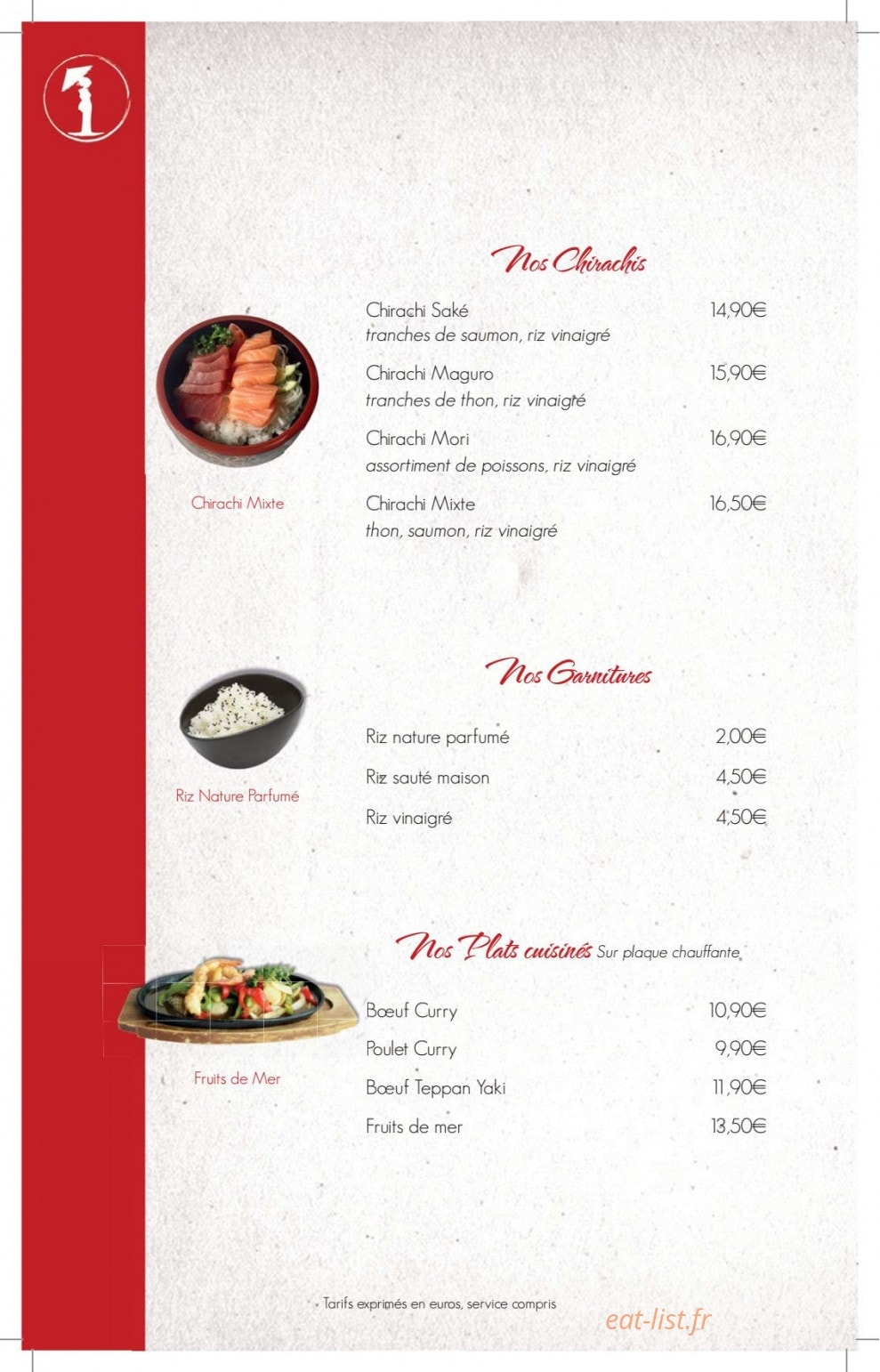 Kabuki Sushi — carte page 4