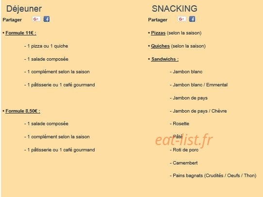 L'Envie Sage — carte page 2