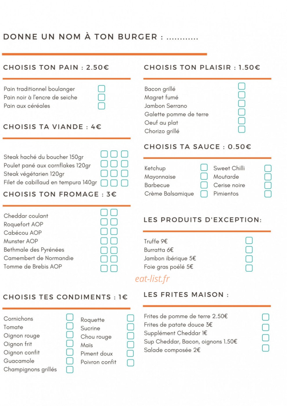 Le Beurre.G — carte page 2