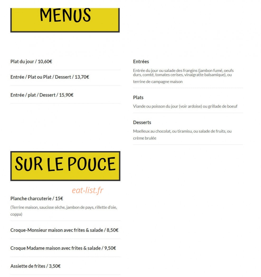 Les Deux Frangins — carte page 1