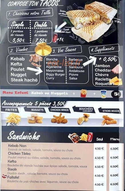Presto Tandoori — carte page 2
