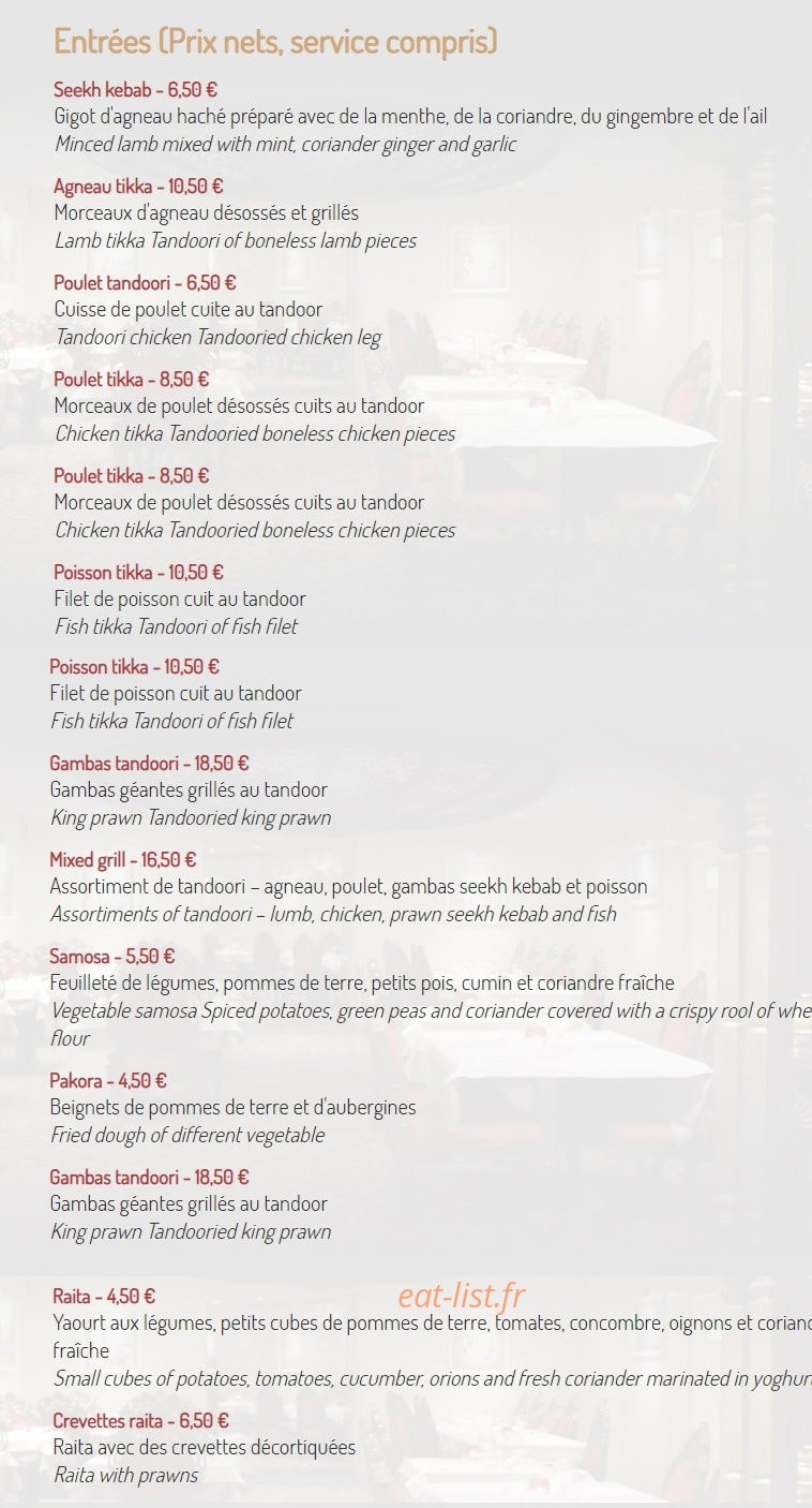 Rajpoot — carte page 1