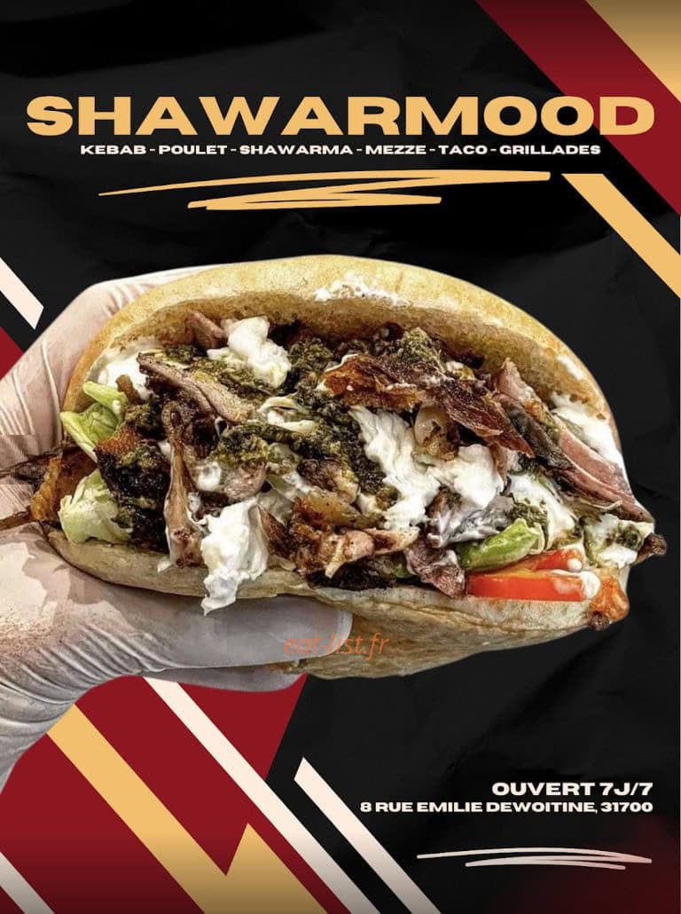Shawarmood — carte page 1