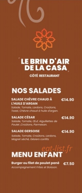 Le brin d'air de la casa — carte page 1