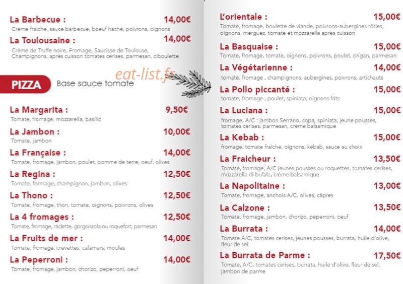 Ds food — carte page 6