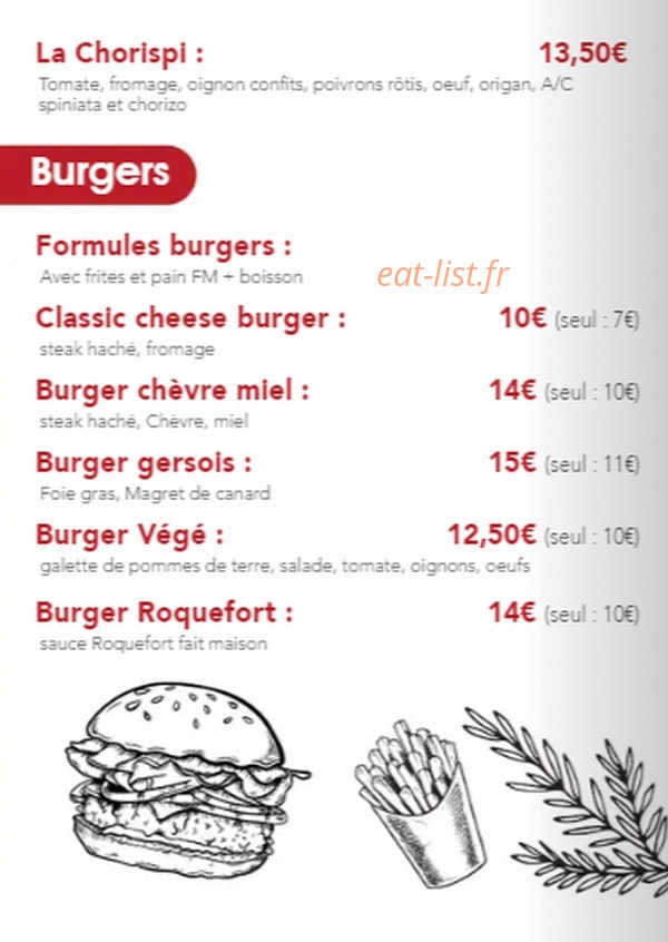 Ds food — carte page 7
