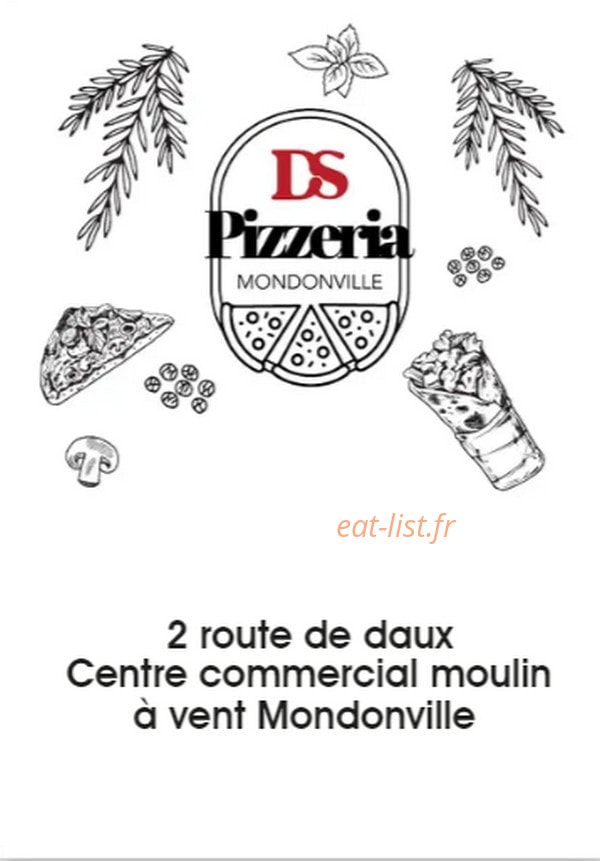 Ds food — carte page 1