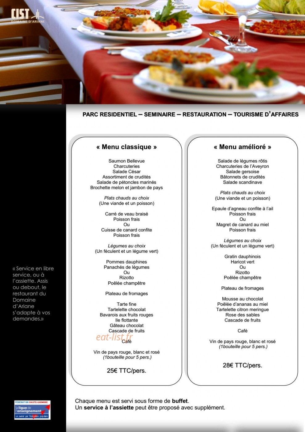Le Domaine d'Ariane — carte page 2