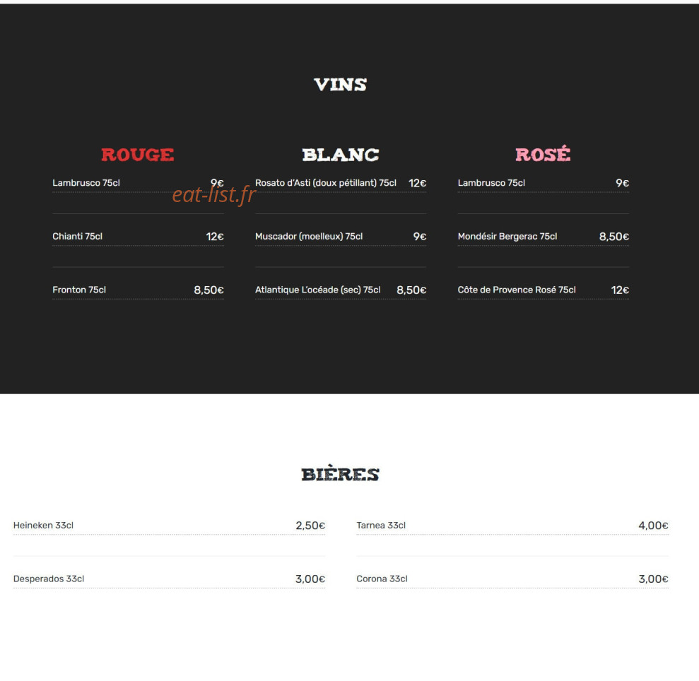 Pizza Way — carte page 7