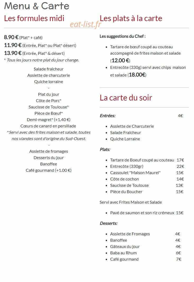 L'escale — carte page 1