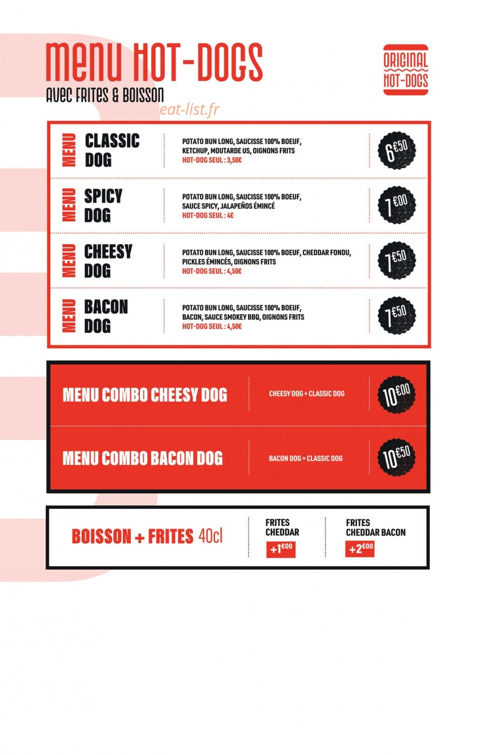 Big Smash — carte page 2