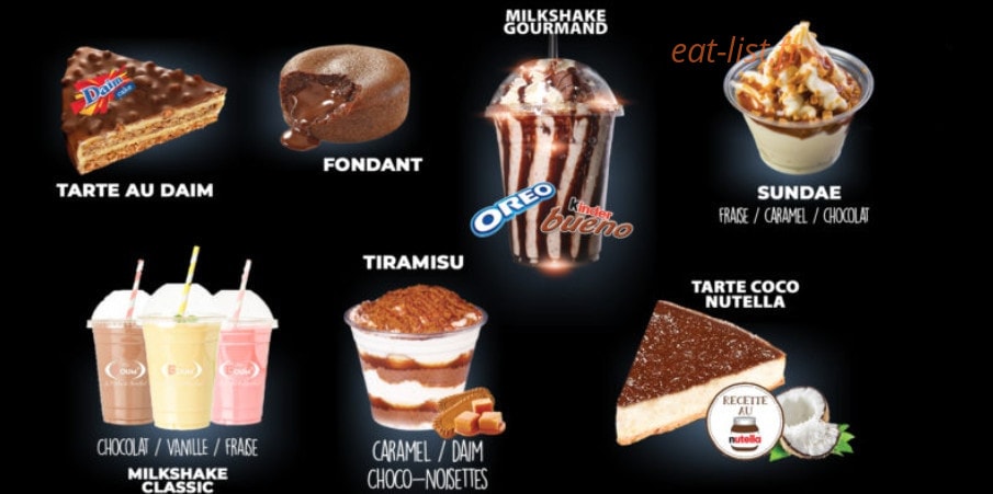 Boum Burger — carte page 4