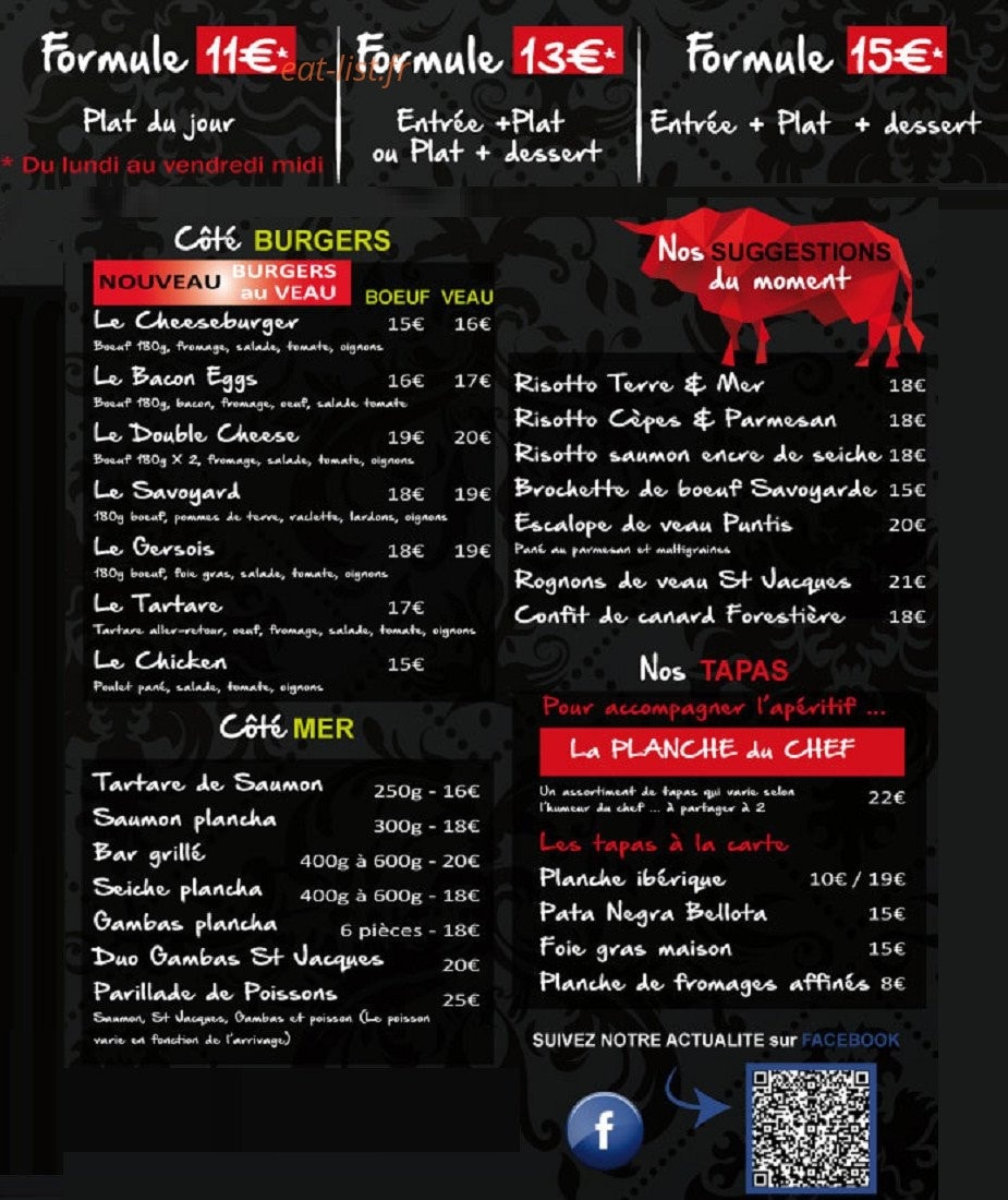 Brasserie du Carré Vert — carte page 2
